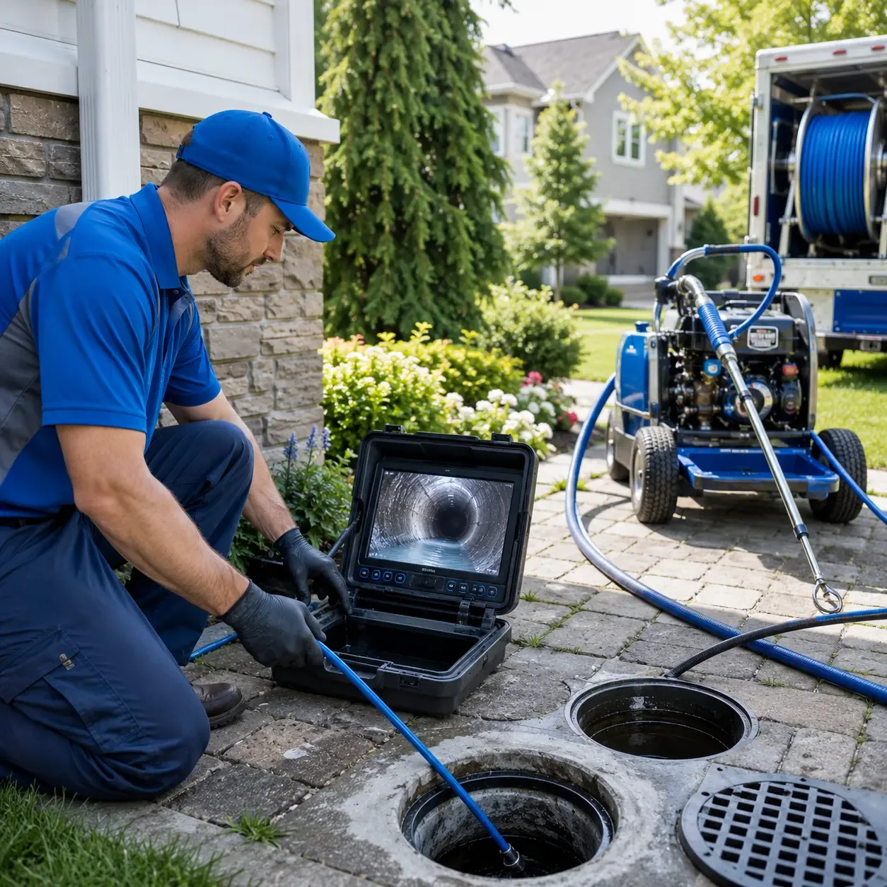 Outdoor drain cleaning professionals serving Kosciusko, MS